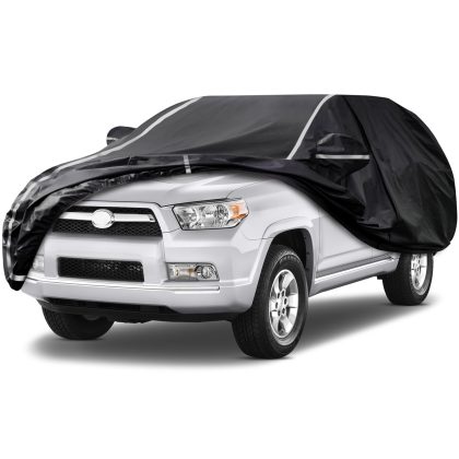 Car Cover Fit for Toyota 4Runner 2002-2025, 7-Layer Car Covers Waterproof All Weather with Zipper Door, Sun Rain Dust Snow Protection